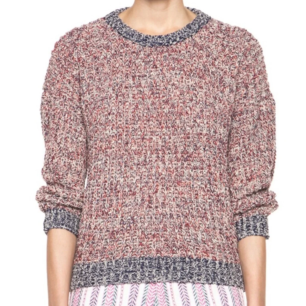 ISABEL MARANT ETOILE Maverick Americana Multi Color Sweater - Size 38 - Picture 2 of 9